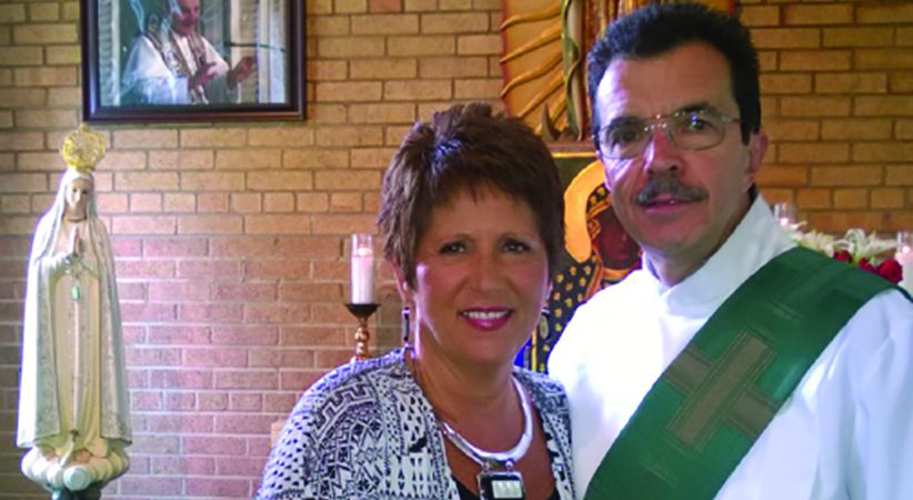 Deacon Dominick Pastore and his wife, Teresa Tomeo