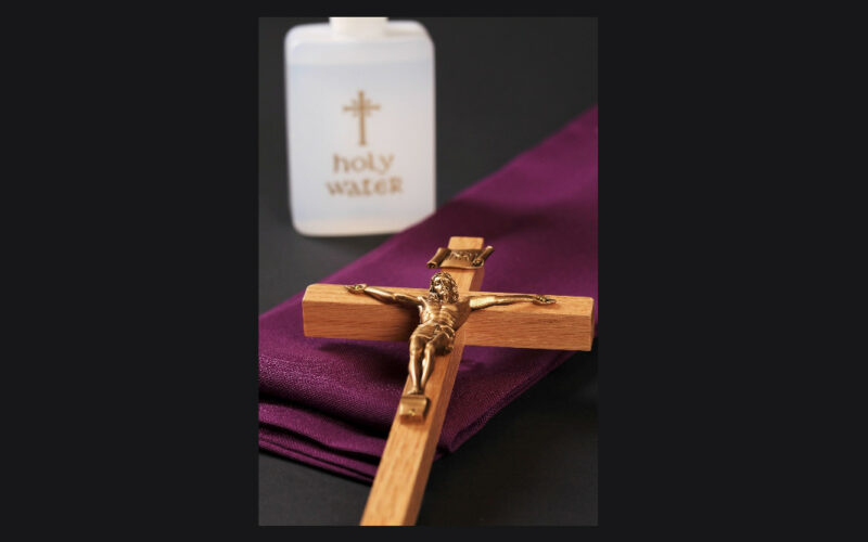 HOLY WATER, CRUCIFIX, PURPLE STOLE AMONG ITEMS USED IN EXORCISM RITE